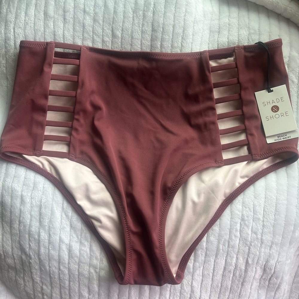 Shade & Shore Mauve Bikini Bottom